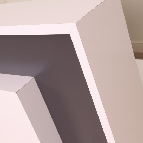 Box Office Bureau De Réception Table Blanc Anthracite Istanbul