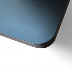 Grande Table De Réunion Laquée Noire Pour 20 Personnes