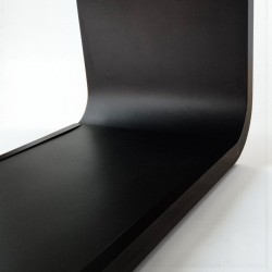 Grande Table De Réunion Laquée Noire Pour 20 Personnes