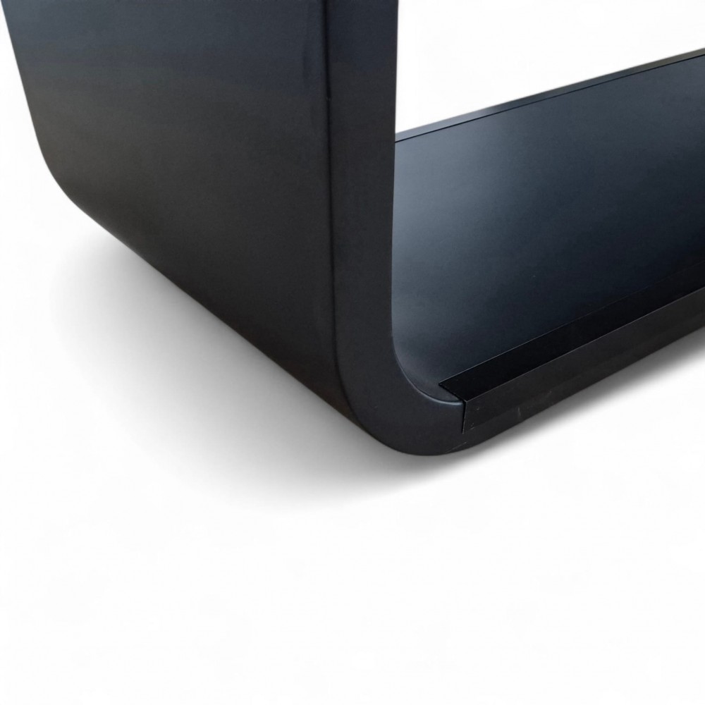 Grande Table De Réunion Laquée Noire Pour 20 Personnes