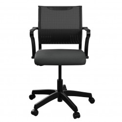 Chaise De Réunion Ergo Avec Cadre En Métal Et 4 Roues