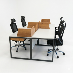 Bureau Multi Zealand Pour Quatre Personnes 276 X 138 Cm