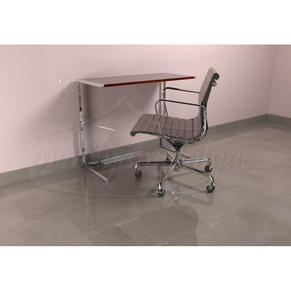 Clarissa Grand Bureau Pour Ordinateur Portable Noyer