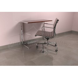 Clarissa Grand Bureau Pour Ordinateur Portable Noyer