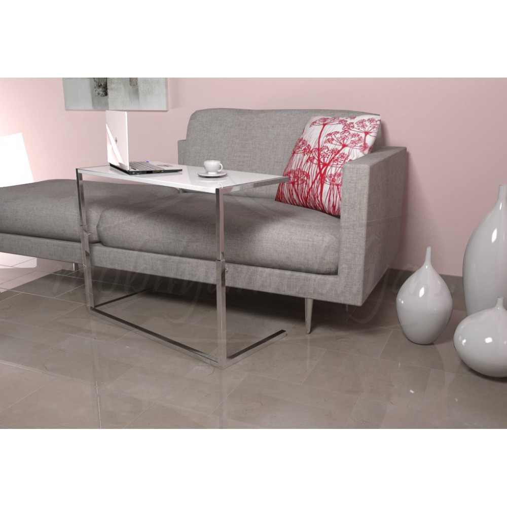 Clarissa Blanc Ordinateur Portable Grand Bureau