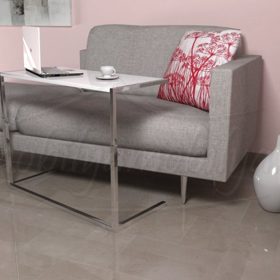 Clarissa Blanc Ordinateur Portable Grand Bureau