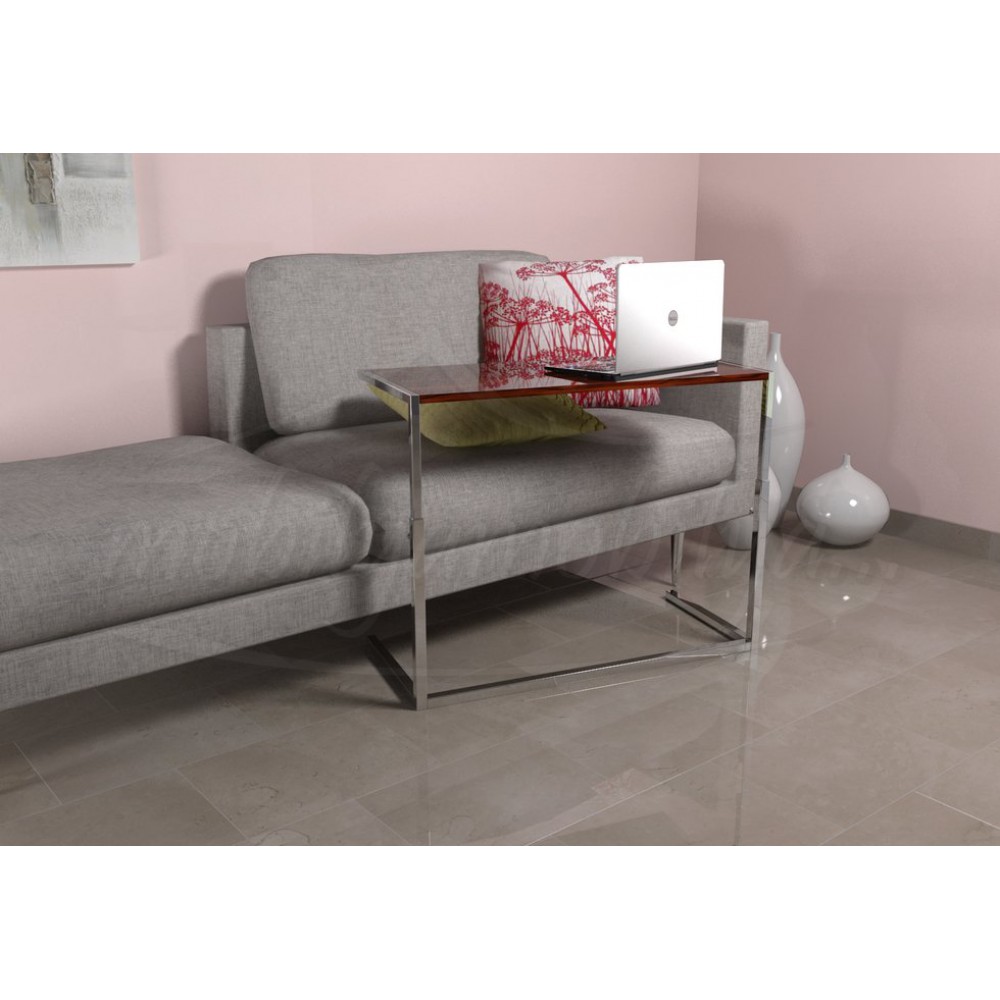 Clarissa Grand Bureau Pour Ordinateur Portable Noyer