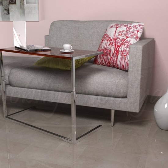 Clarissa Grand Bureau Pour Ordinateur Portable Noyer