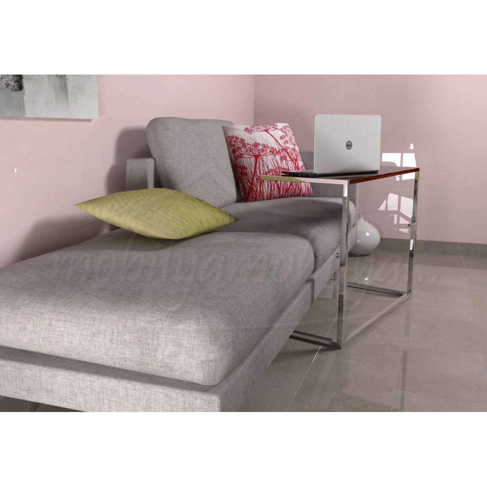 Clarissa Grand Bureau Pour Ordinateur Portable Noyer