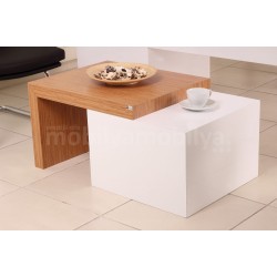 Captive Bamboo Chair Set Blanc