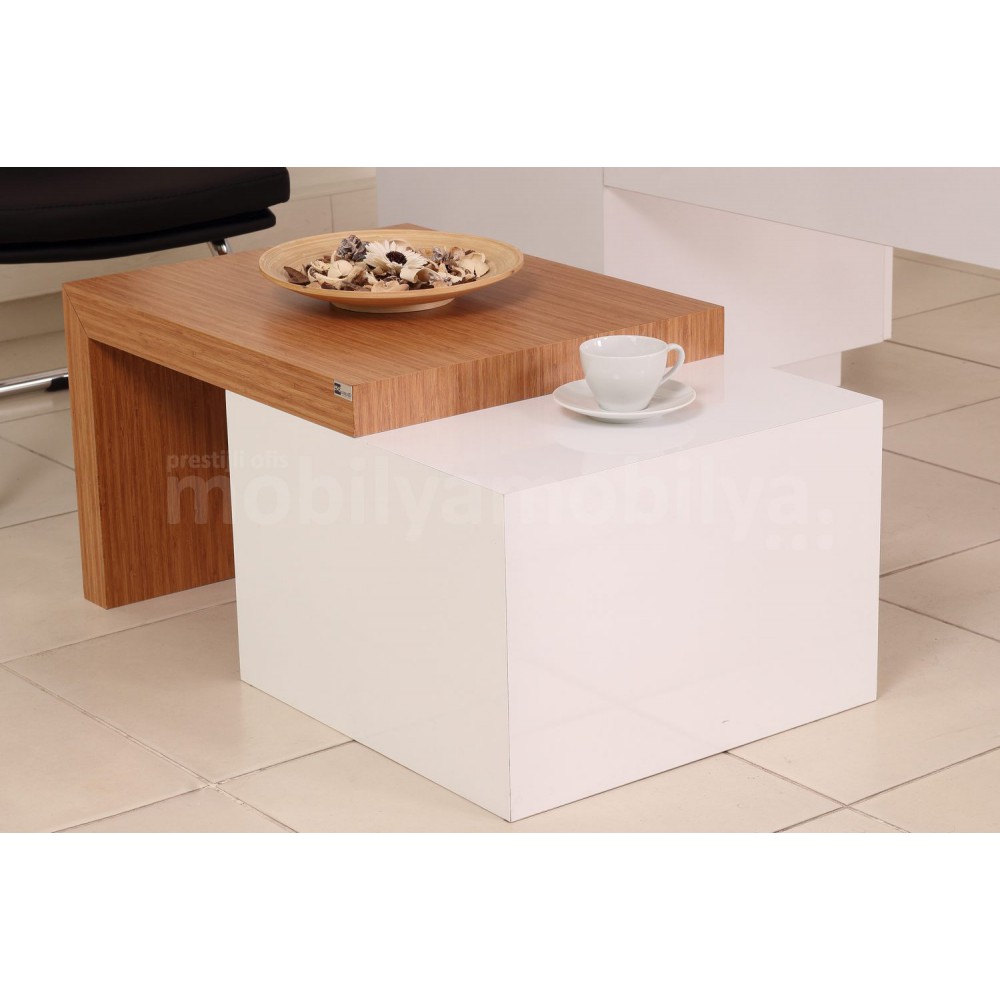 Chaise De Bureau Exécutif Canberra Bamboo White Line Tk.