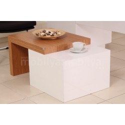 Chaise De Bureau Exécutif Canberra Bamboo White Line Tk.