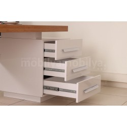 Chaise De Bureau Exécutif Canberra Bamboo White Line Tk.