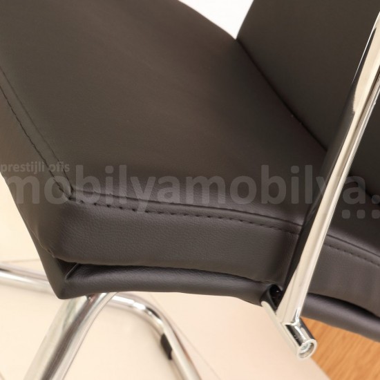 Chaise De Bureau Exécutif Canberra Bamboo White Line Tk.