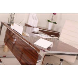 Bureau D'Istanbul Bureau Personnel De L'Équipe High Gloss Noyer