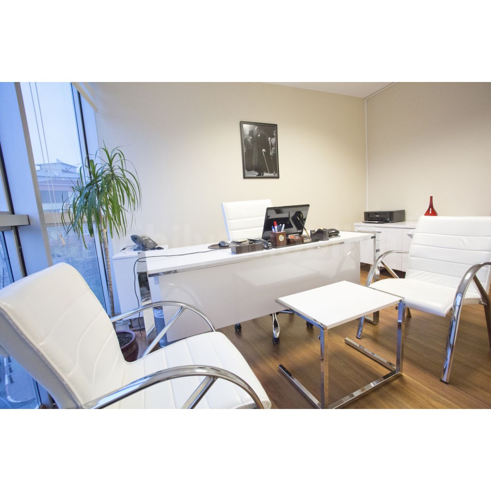 Bureau Du Personnel De L'Équipe Blanc Laqué