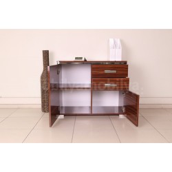 Bureau D'Istanbul Bureau Personnel De L'Équipe High Gloss Noyer